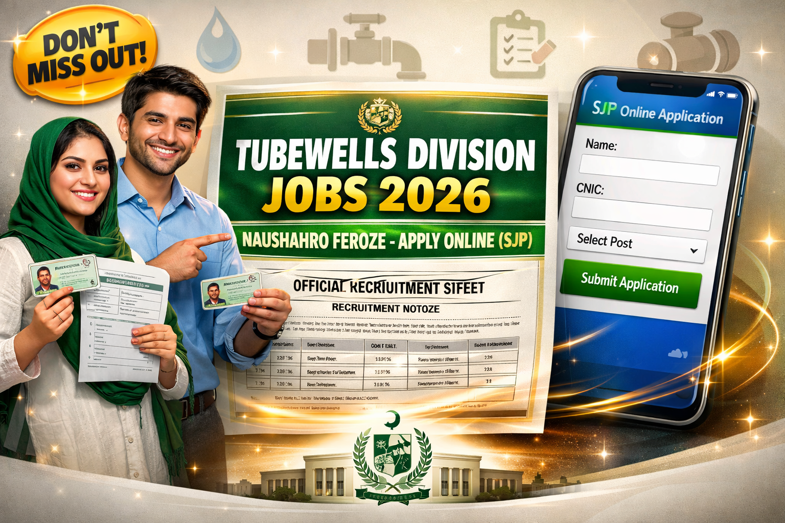Tubewells Division Naushahro Feroze Jobs 2026