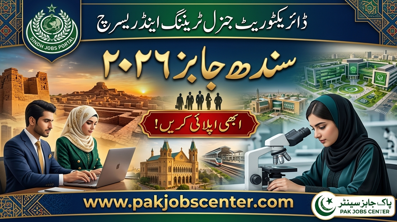 Directorate General AE&WM Sindh Jobs 2026 – Apply Now